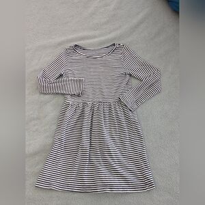 Carter's Navy and White Striped Casual Little Girl's Size 6/6A Dress